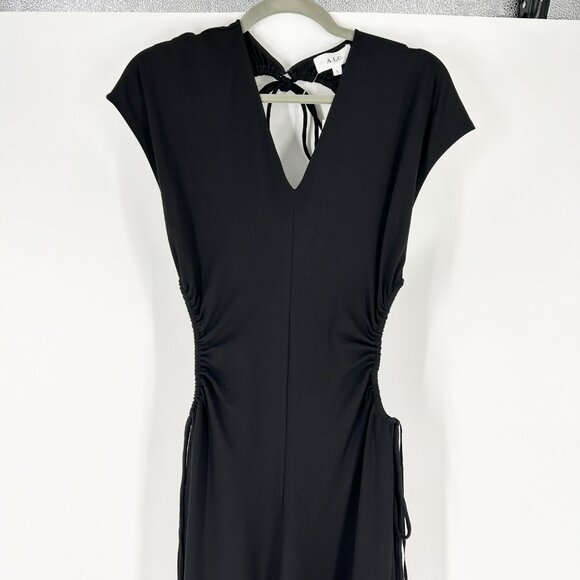 NWT A.L.C. Syna Black Cutout Midi Dress - Picture 5 of 11